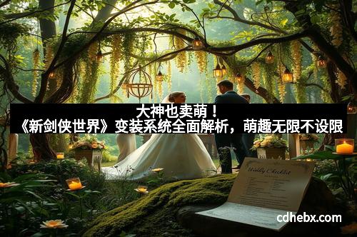 大神也卖萌！《新剑侠世界》变装系统全面解析，萌趣无限不设限